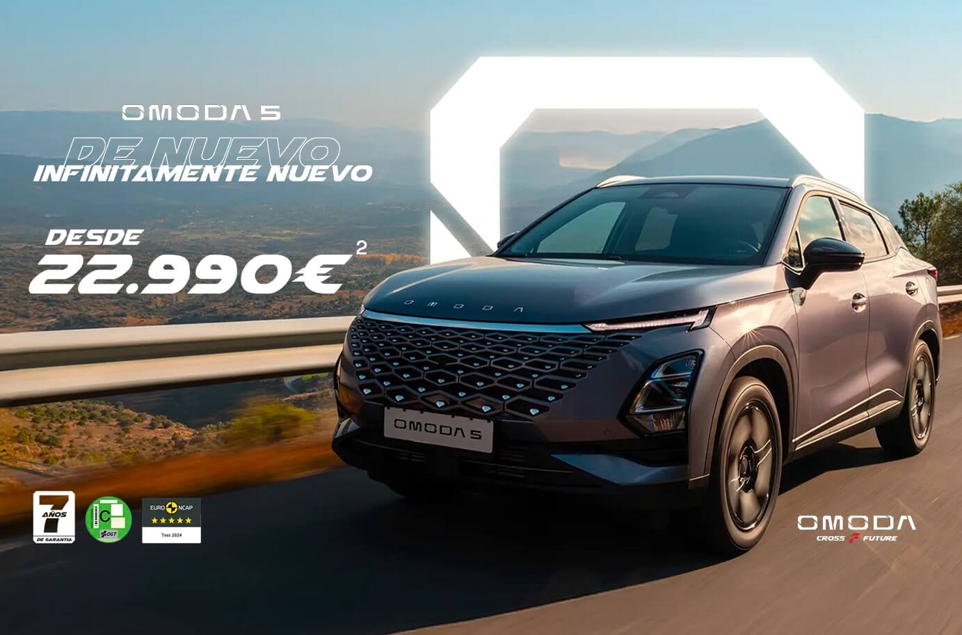 OMODA 5 desde 22.990€* con 7 años de garantía
